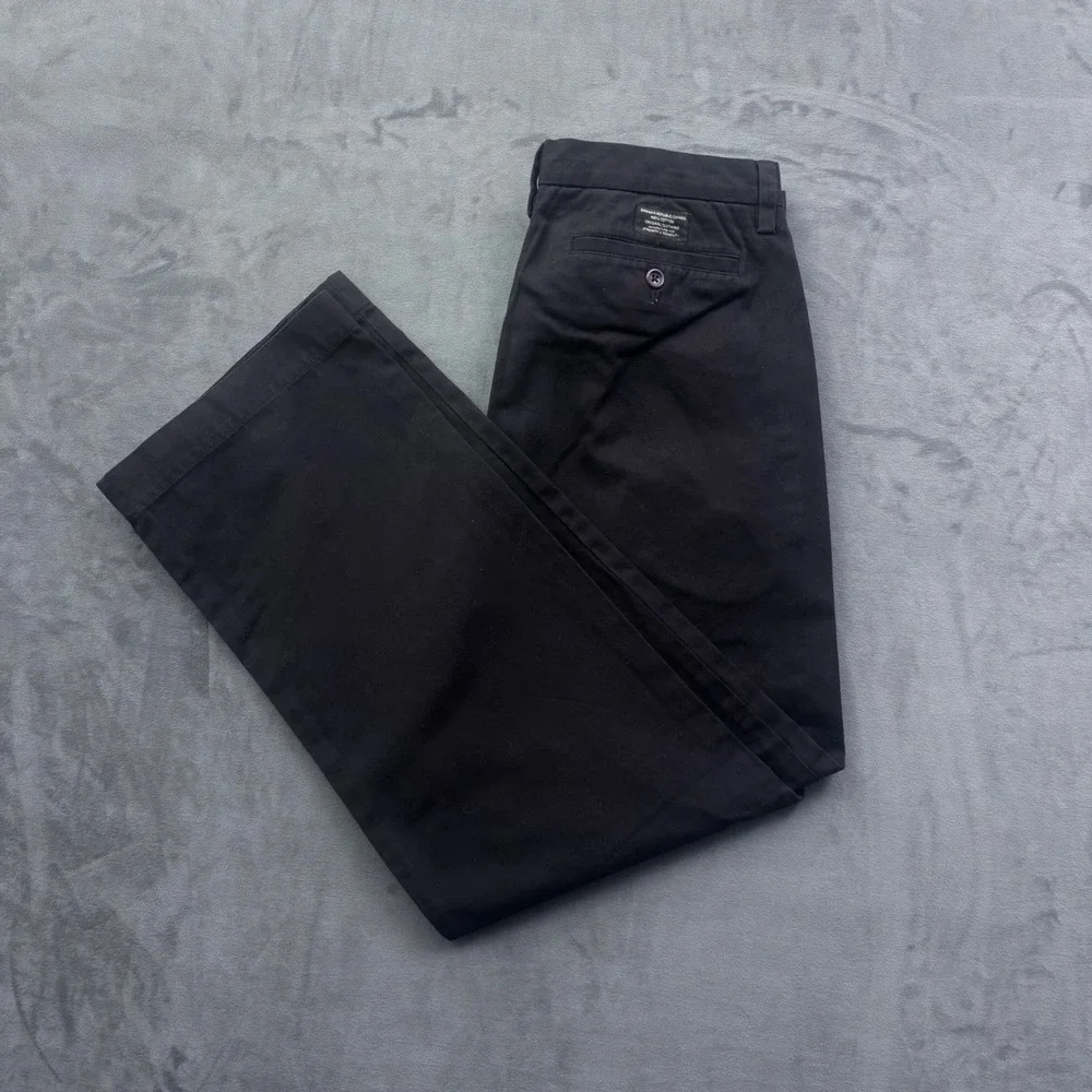 Banana Republic Dawson Chinos Mens 34x30 Black Cotton Straight Leg Pants